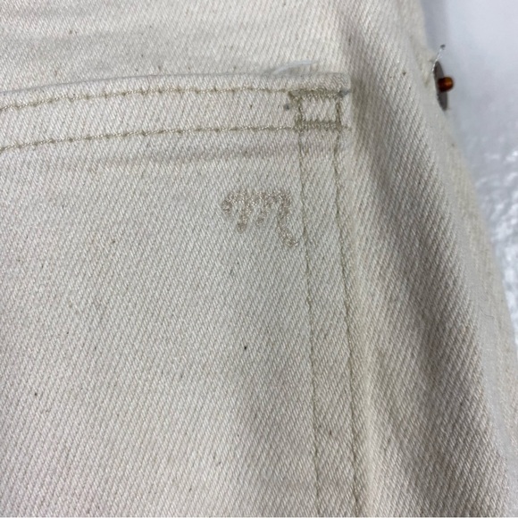 The Perfect vintage straight jeans in bone - Picture 8 of 12